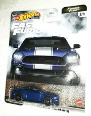 HW HOT WHEELS FAST & FURIOUS "CUSTOM MUSTANG" w/REAL RIDERS VHTF NEW DIECAST CAR