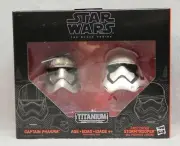 Star Wars Black Series Metal Helmets - Captain Phasma & Stormtrooper