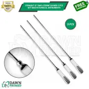 Straight 13” Sims Uterine Sounds Malleable 3 Pcs Set OB/GYN Surgical Instruments