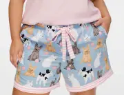 BNWT LADIES PETER ALEXANDER FRENCH BULLDOG SHORTS PLUS SIZE 3+ / 24 - 26