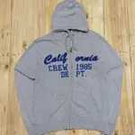 HODIE ZIPPER CALIFORNIA 灰色/ZH CALIF/HODIE 男士/連帽衫女士/第二品牌/<UNK