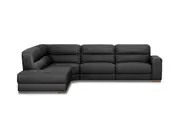 ELLYSE LEATHER LHF Corner Chaise