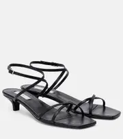 [Toteme] Toteme Leather sandals AU 5 black