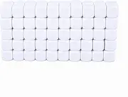 kaiheng 22mm Acrylic Dice with Smoothed Surface Six Sided Dice with Rounded Corner Blank White Dice Cubes for Board Games, DIY Sticker, Math Counting Teaching, Party Fun (White - 100pcs, 22mm/0.87in)