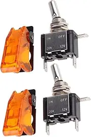 EXAOMBLE Fog Lamp Toggle Switch Set -07d 12v Led Button On-off Switch Quick Install for Cars