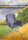 OZtrail Presidents Jumbo Camping Chair Heavy Duty Folding Padded Camping Chair