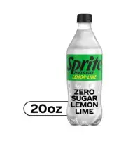 (3) Sprite Lemon Lime ZERO SUGAR Soda Pop Soft Drink 20 oz Bottles