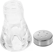 SOLUSTRE Pepper Shaker Kitchen Seasoning Jar Thickened Transparent Condiment Container for Easy Dispensing Storage for Home BBQ Camping Outdoor Use