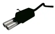 muffler for Renault Megane II HB 1.4 59kW 72kW 74kW 2002-2007 Double Tips 80mm