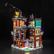 MENZAVA LED Light Set Compatible with LEGO NINJAGO City Workshops 71837 Building Blocks Model - Model Set NOT Included
