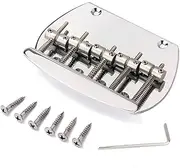 HONITANO 1pc 5 Strings Wire Board Les Guitar Radius Gauge Accessories for Bridge Electric Guitar Tremolo Silver