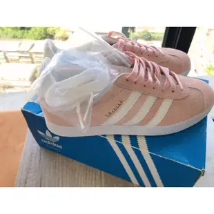 Adidas Original GAZELLE愛迪達粉紅麂皮鞋