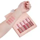 FAMOTY 5 Lip Gloss Set Non Stick - Matte Lipstick 5 Set Glaze Lip R8Y8