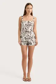 Lila Mini Shorts Linnea - Final Sale