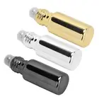 3pcs Professional Glass Perfume Roller Bottle Portable Essential Oil Roll On GS0