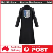 Anime Attack on Titan Cosplay Costume Scouting Legion Wind Coat Jacket Cloak