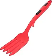NOLITOY Silicone Tongs Kitchen Cooking Fork Large Fork for Salad Pasta Noodles Home Gadget Safe Odorless