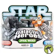 Star Wars Galactic Heroes Super Battle Droid and Clone Trooper Figures 2010
