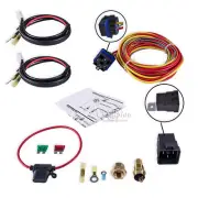 Triumph Spitfire Fan Relay Wiring Kit, Works on Single or Dual Fans