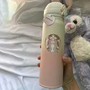 STARBUCKS 星巴克漸變色保溫瓶彈跳蓋 500ML 商品