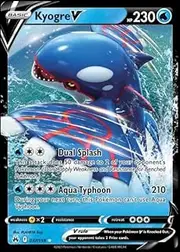 Pokemon - Kyogre V 037/159 - Crown Zenith - Ultra Rare Card