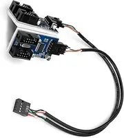 9 Pin Header Splitter Cable Desktop USB2.0 HUB Extension Splitter Cable Desktop Connectors Adapter Port