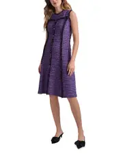 Misook Eyelash Fringe Dress