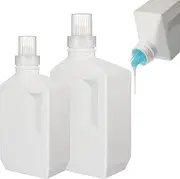 Plastic Jugs Empty Container Dispenser, Liquid Detergent Container, For Room Decor (1000ML+500ML)