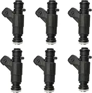XEBRAD 6pcs Fuel Injectors Nozzle, for Mercedes-Benz, ML 320 2.8L 3.2L V6 1120780049 0280155742 Fuel Injector Cleaner