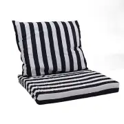 Outdoor Chair Cushion Set Memory Foam Seat Cushion And Back Cushion For Patio HG