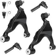 Front Lower Control Arm w/Ball Joint Assembly Outer Tie Rod End- Driver and Passenger Side for Toyota Tacoma 2005-2015