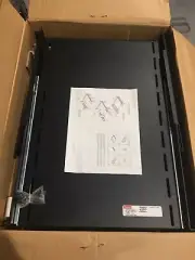 Sliding Equipment Shelf, Black P-19SHP810B HOFFMAN NEW!!