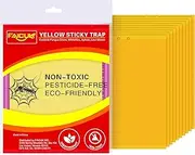 Trapro Yellow Dual-Sided Sticky Fly Traps for Plant Insect Like Aphids, Fungus Gnats, Leaf Miners and White Flies (10 Traps)