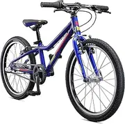 Mongoose Cipher Kids Mountain Bike Blue, 20-Inch or 24-Inch Wheels