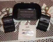 PPB Petunia Pickle Bottom Valet Black Stroller Silver Clips Set of 2 NEW