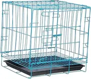 BESPORTBLE Iron Material Dog Cage Folding Pet Crate Pet Cage for Small to Medium Dogs
