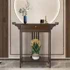 Heavy Duty Console Table Hallway Side Table Display Accent Desk Hall Stand Wood
