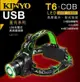 ≈多元化≈附發票 KINY O USB充電式高亮度頭燈 LED-721 探照燈 頭燈 照明燈 探照燈