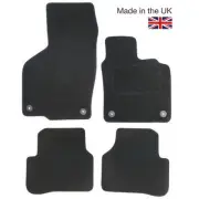 For Audi A6 2011-2018 (C7) Fully Tailored 4 Piece Car Mat Set with 8 Clips