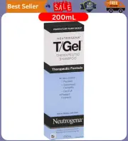 T/Gel Therapeutic Shampoo 200Ml|Controls Dandruff,Psoriasis, Seborrhoeic Dermati