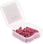 DONFAMDS 50pcs Nail Sanding Bands for Nails Manicure Sanding Portable and Lightweight Drill Bits for Natural and Artificial Care
