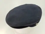 BAILEY LORD NAVY WOOL FLAT CAP MADE IN ITALY