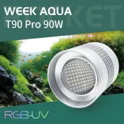 WEEK AQUA T90 PRO APP RGB UV 90W LED Aquarium Light Full Spectrum NOT CHIHIROS