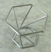 Silver Wire Two Way Egg or Sphere Stand
