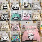 Lovely Panda Duvet Quilt Cover Set Single Double Queen King Bedding Doona Covers