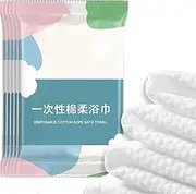 MILIOG Premium Compressed Towel Tablets – 55.1" x 27.5" Large Disposable Bath Towels for Travel, Camping, Hiking & Hotels | Quick-Dry, Portable, Reusable & Individually Wrapped (6 Pack)