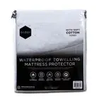 Ardor Towelling Waterproof Mattress Protector King Single White