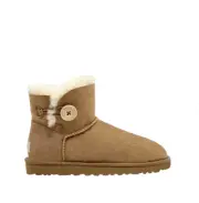 UGG W Mini Bailey Button II Boots Chestnut 1016422-CHE
