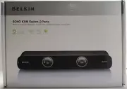 NIB Belkin SOHO KVM Switch DVI & USB KVM / audio / USB switch 2 ports F1DD102L