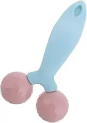 PACKOVE Face Roller for Manual Massage Tool Ergonomic Design for Facial Contours Portable Face Care Supplies Eye for Relaxation and Stress Reliefblue